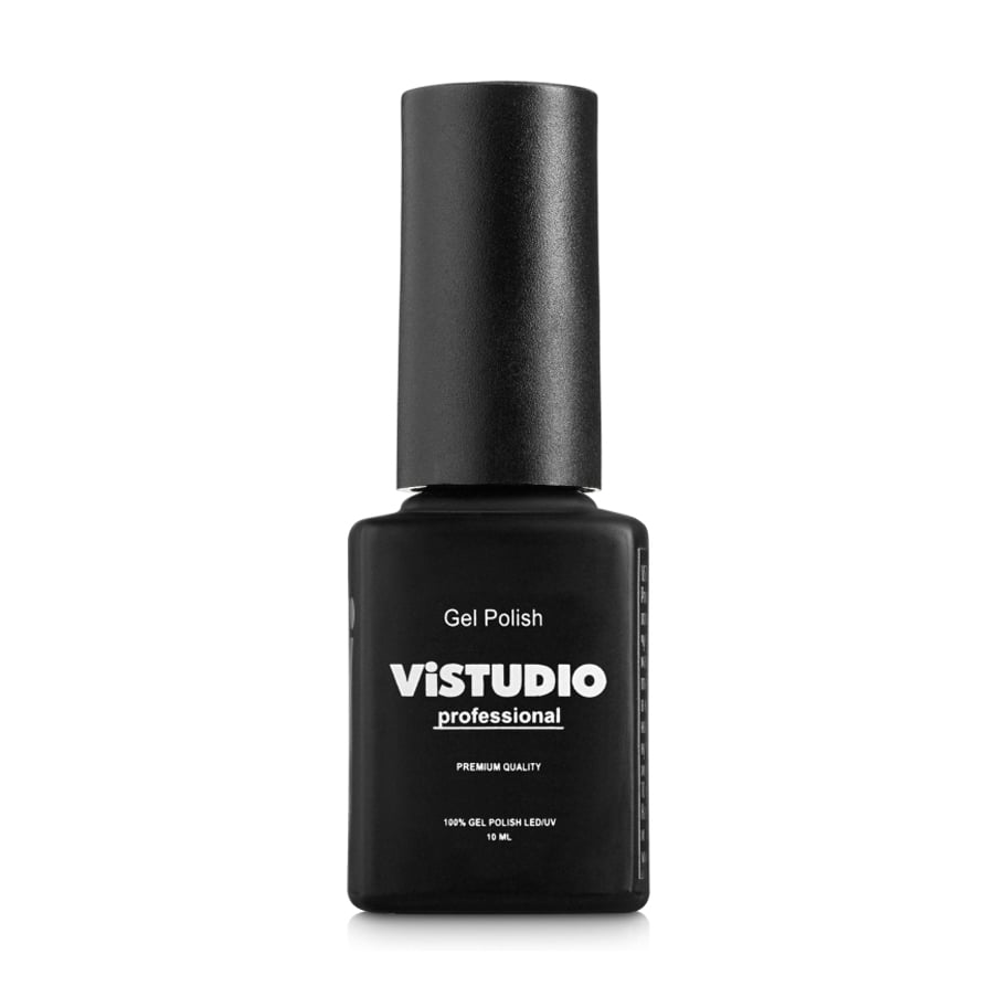 Уцінка! Гель-лак для нігтів ViSTUDIO Professional 100% Gel Polish LED/UV, V-030 Червоний/Японська вишня, 10 мл